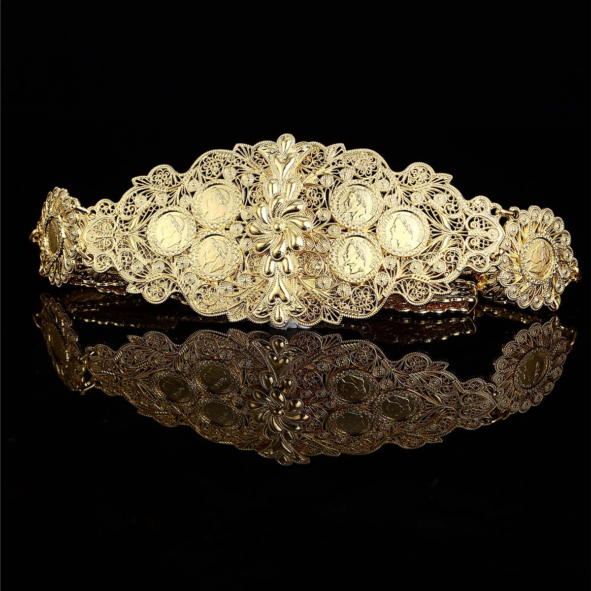 Body Jewelry Luxury - Lüks fransız napolyon III Metal sikke