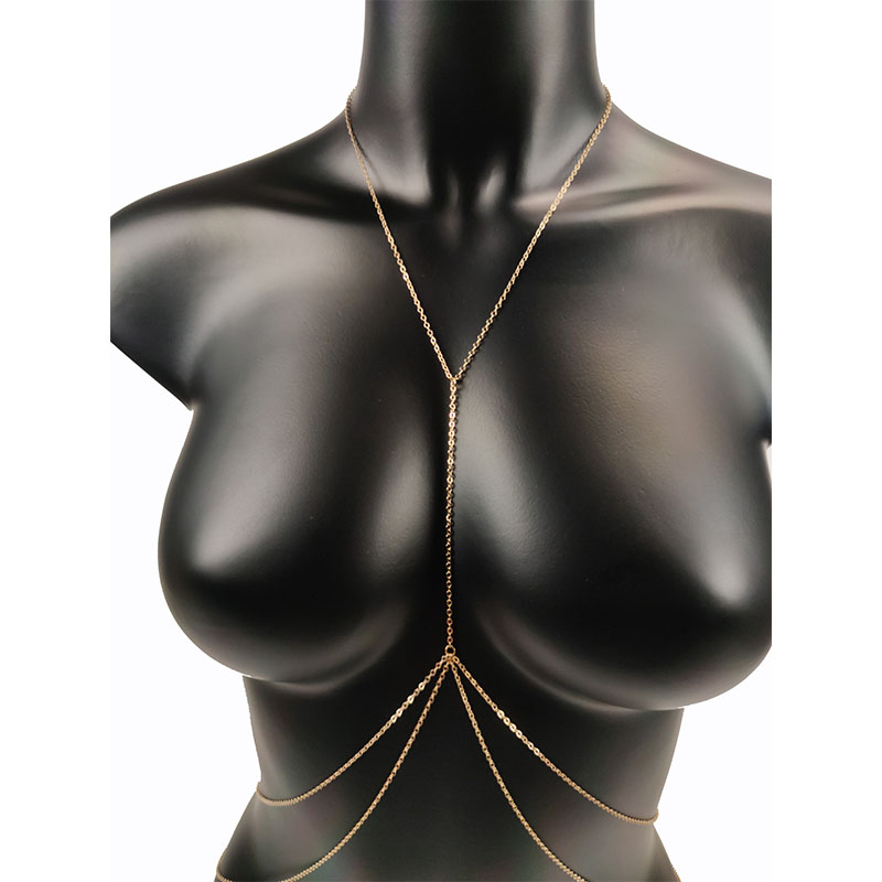 Body Jewelry Luxury - Vücut Takı Seksi Göğüs Zinciri Bikini