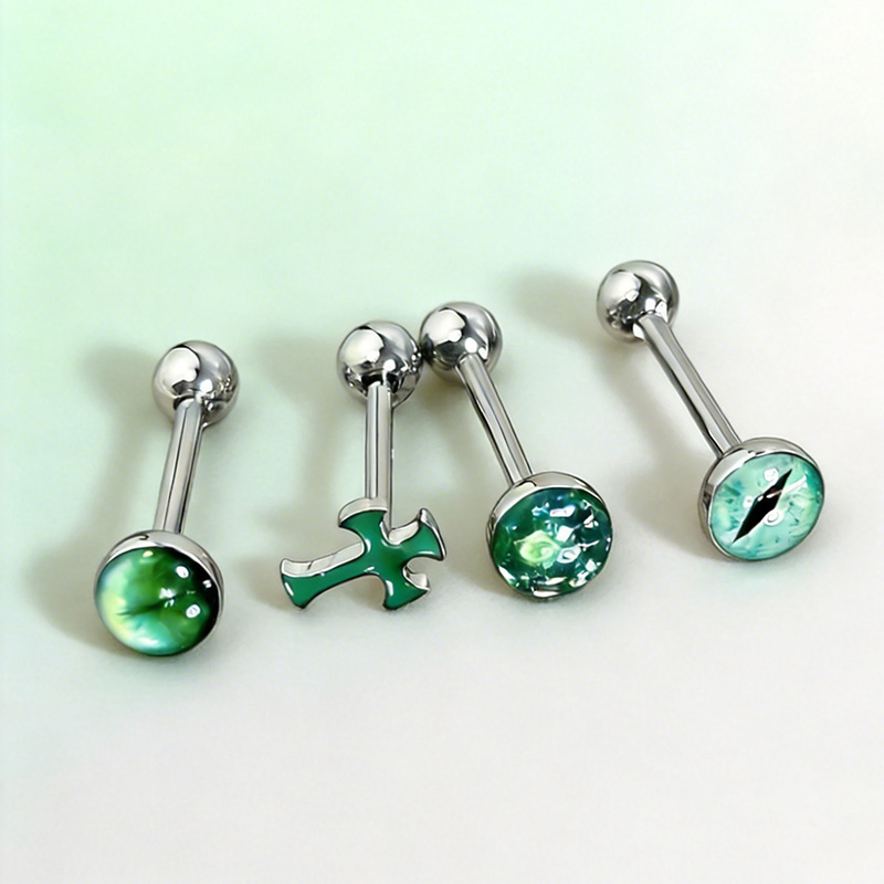 Body Jewelry Art - 1 Adet Yüksek Kaliteli Trendy Yeşil