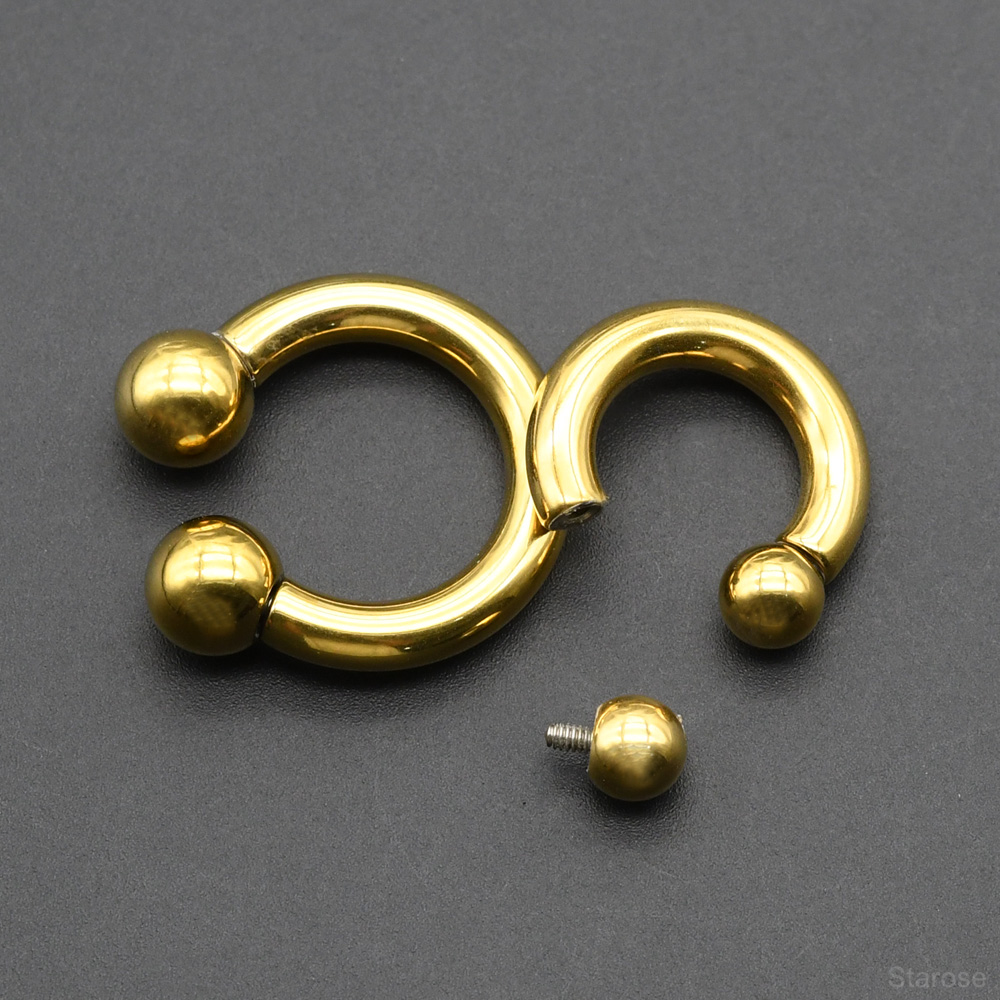 Body Jewelry Gauges - 8G-00G Büyük Ölçer Paslanmaz Çelik At