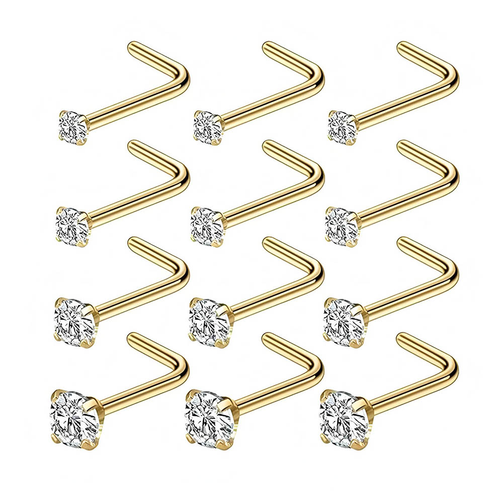 Body Jewelry Art - 12 Parça Tam Set 316L Hipoalerjenik