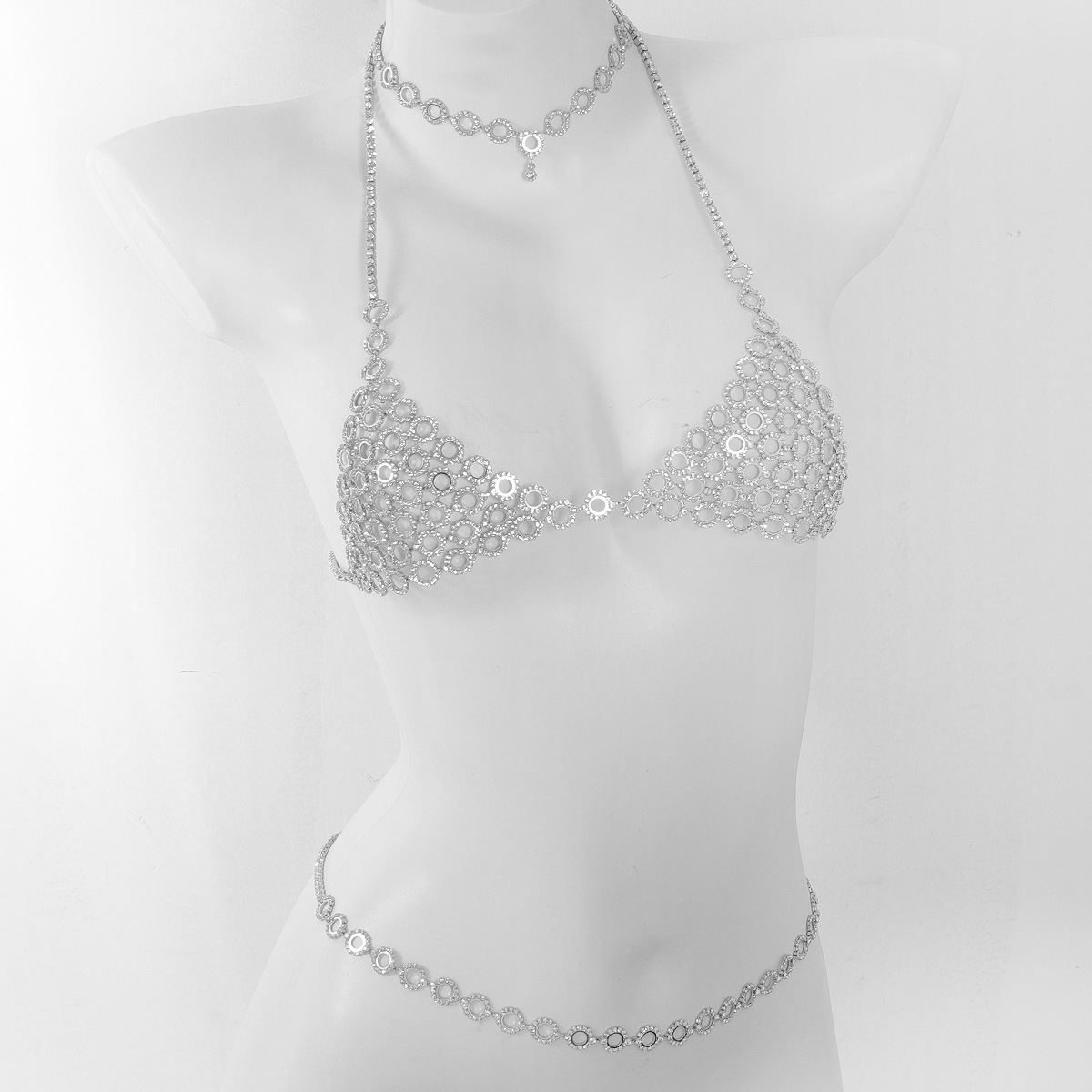 Moda dairesel ekleme ışık lüks - Body Jewelry Luxury incelemesi ve fiyatı