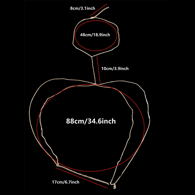 Vücut Takı Seksi Göğüs Zinciri - Body Jewelry Luxury incelemesi ve fiyatı
