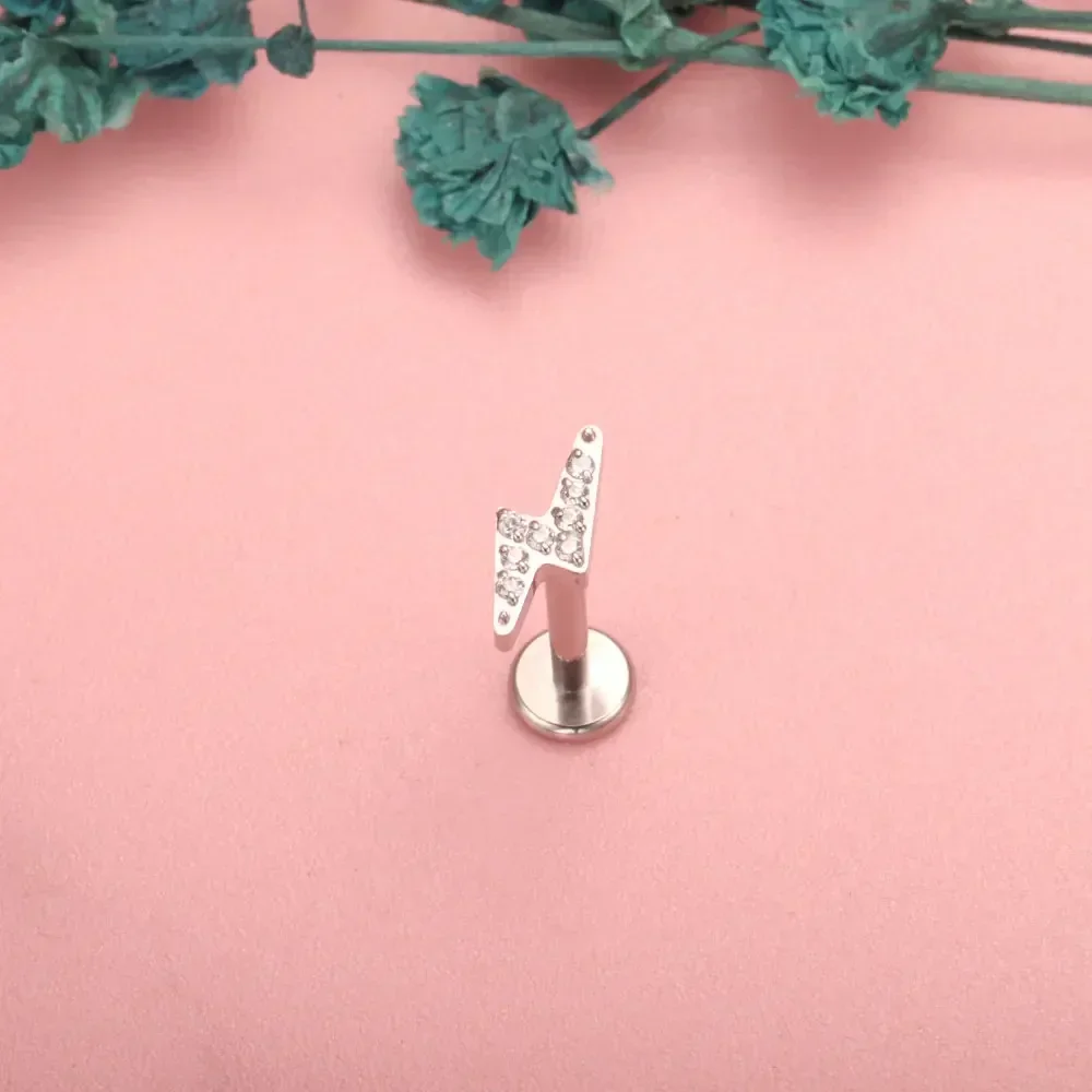 F136 Titanyum Yıldırım Burun P - Body Jewelry Internally Threaded incelemesi ve fiyatı