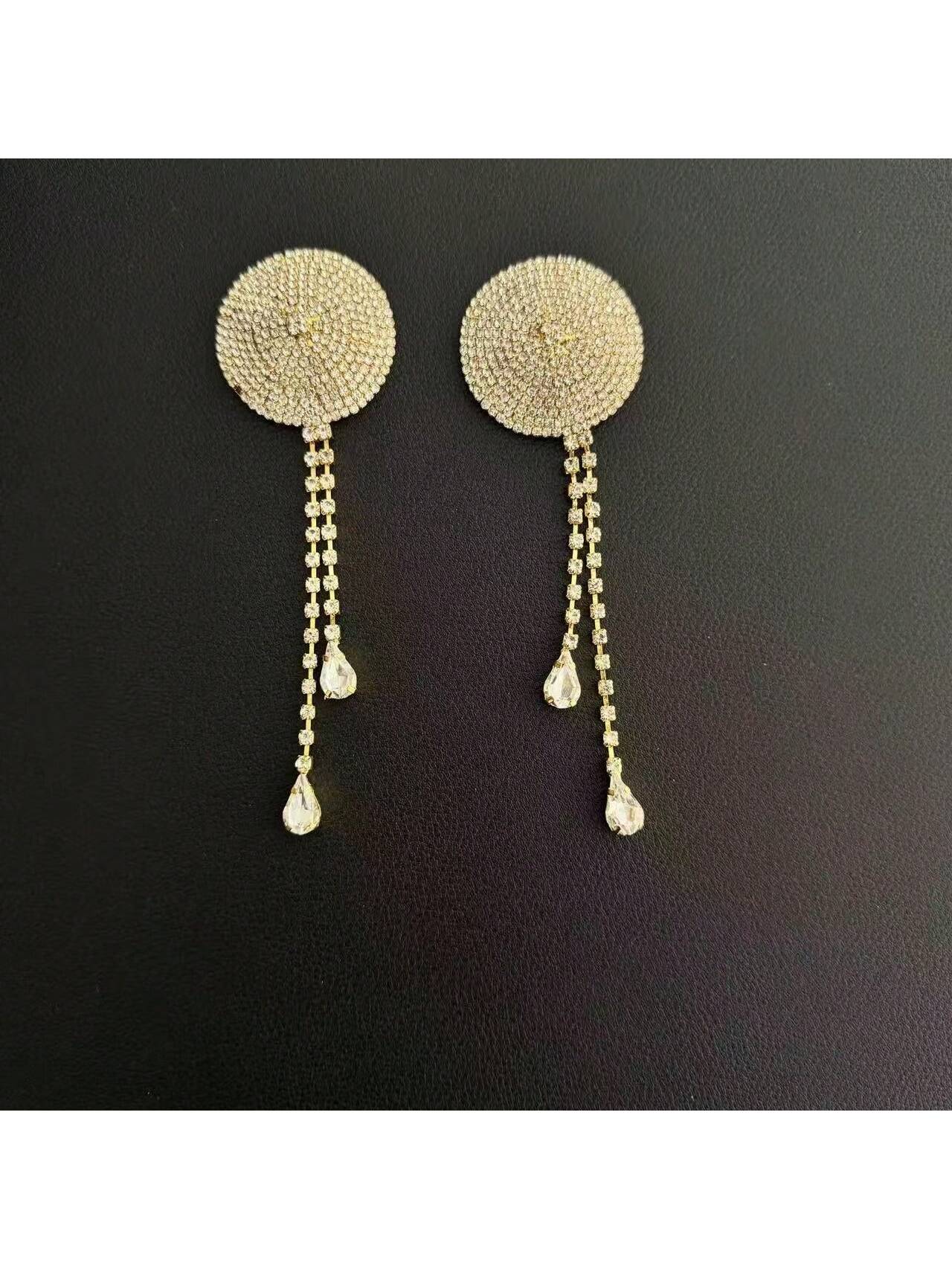 Seksi yapay elmaslar, zarif ve - Body Jewelry Art incelemesi ve fiyatı