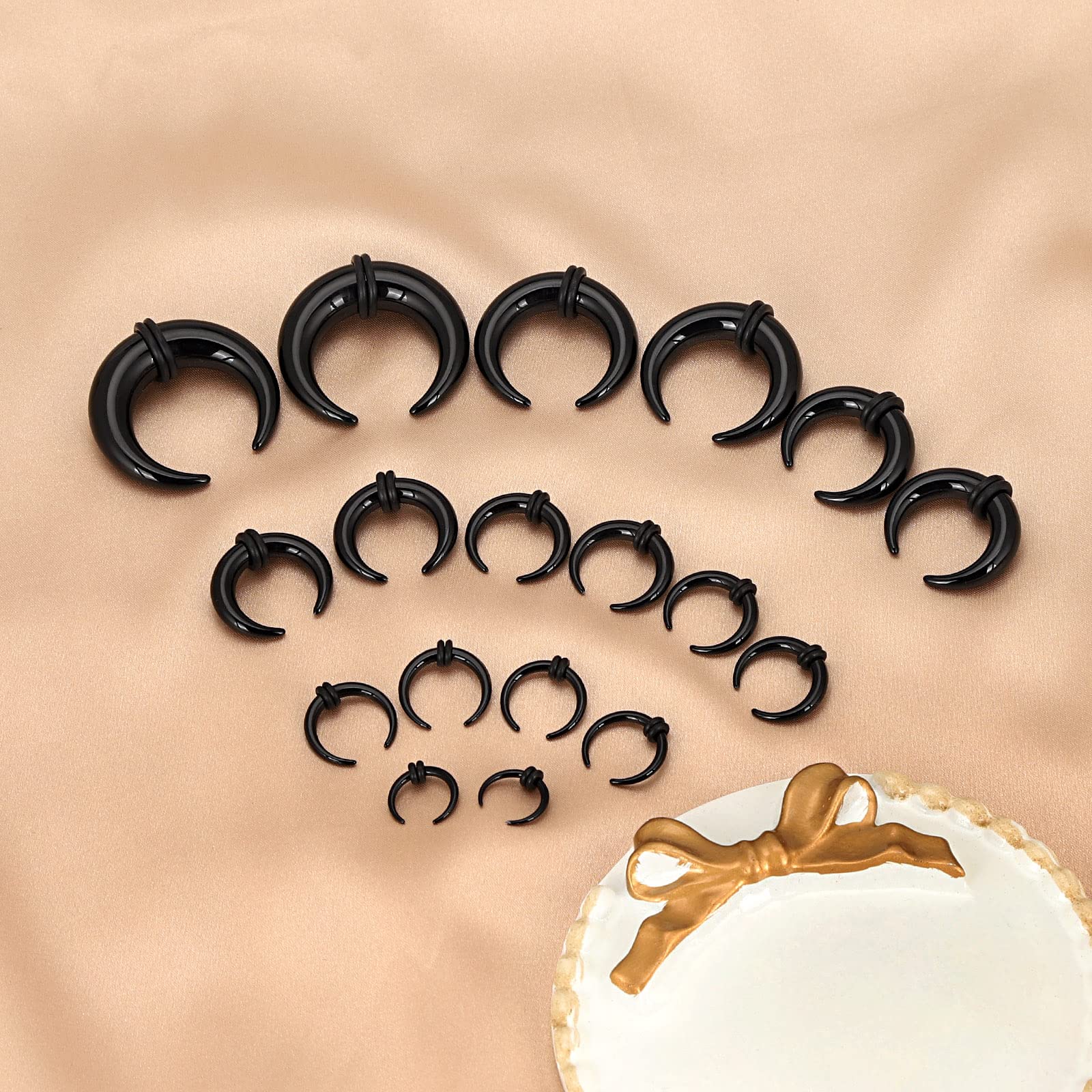 18 adet Akrilik Septum Pincher - Body Jewelry Gauges incelemesi ve fiyatı