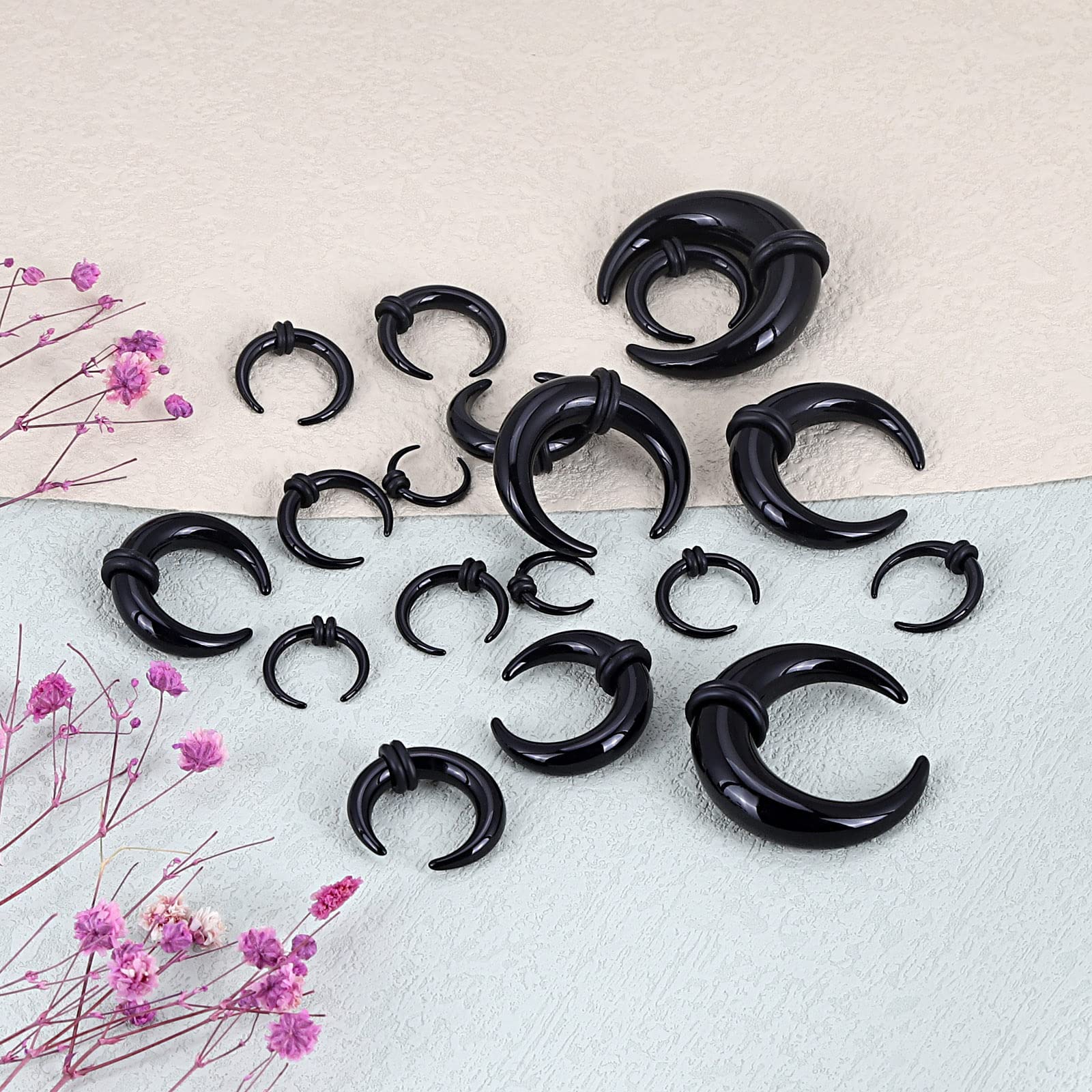 18 adet Akrilik Septum Pincher - Body Jewelry Gauges incelemesi ve fiyatı