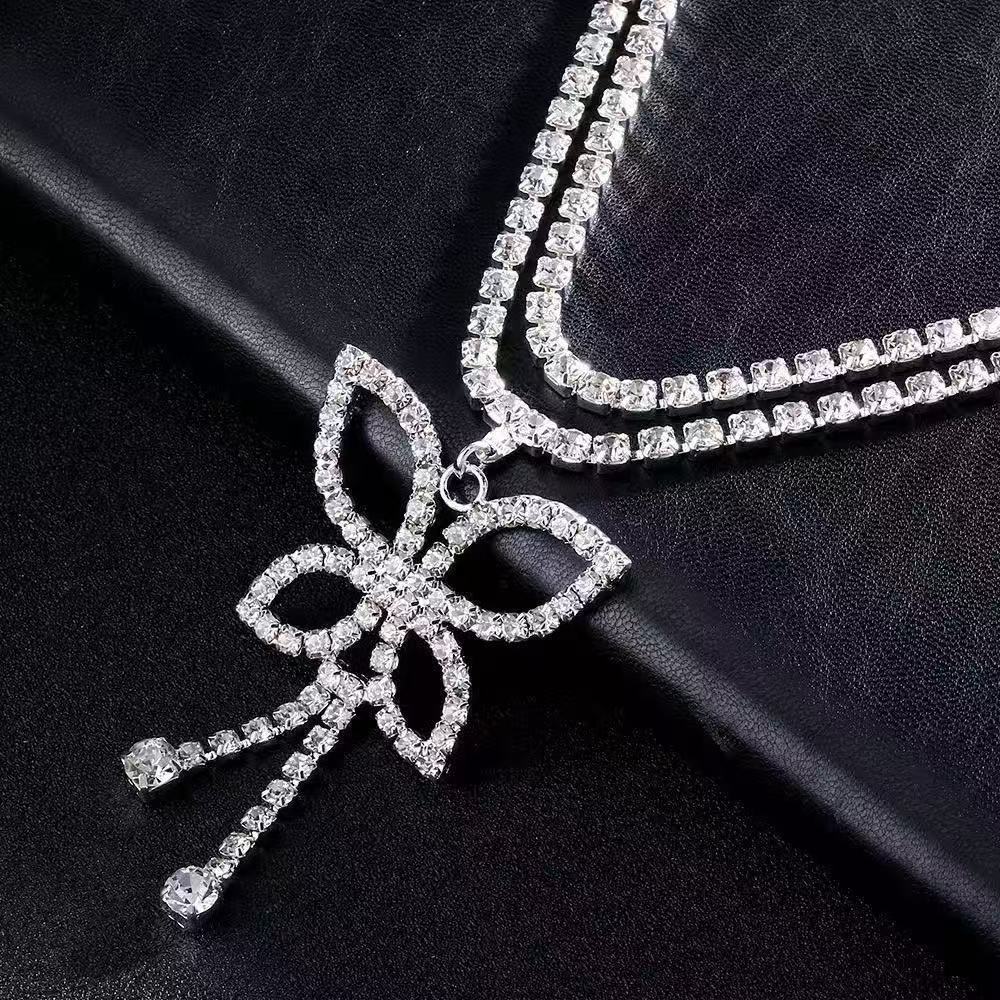 Lüks Rhinestone Çift Zincir Su - Body Jewelry Luxury incelemesi ve fiyatı