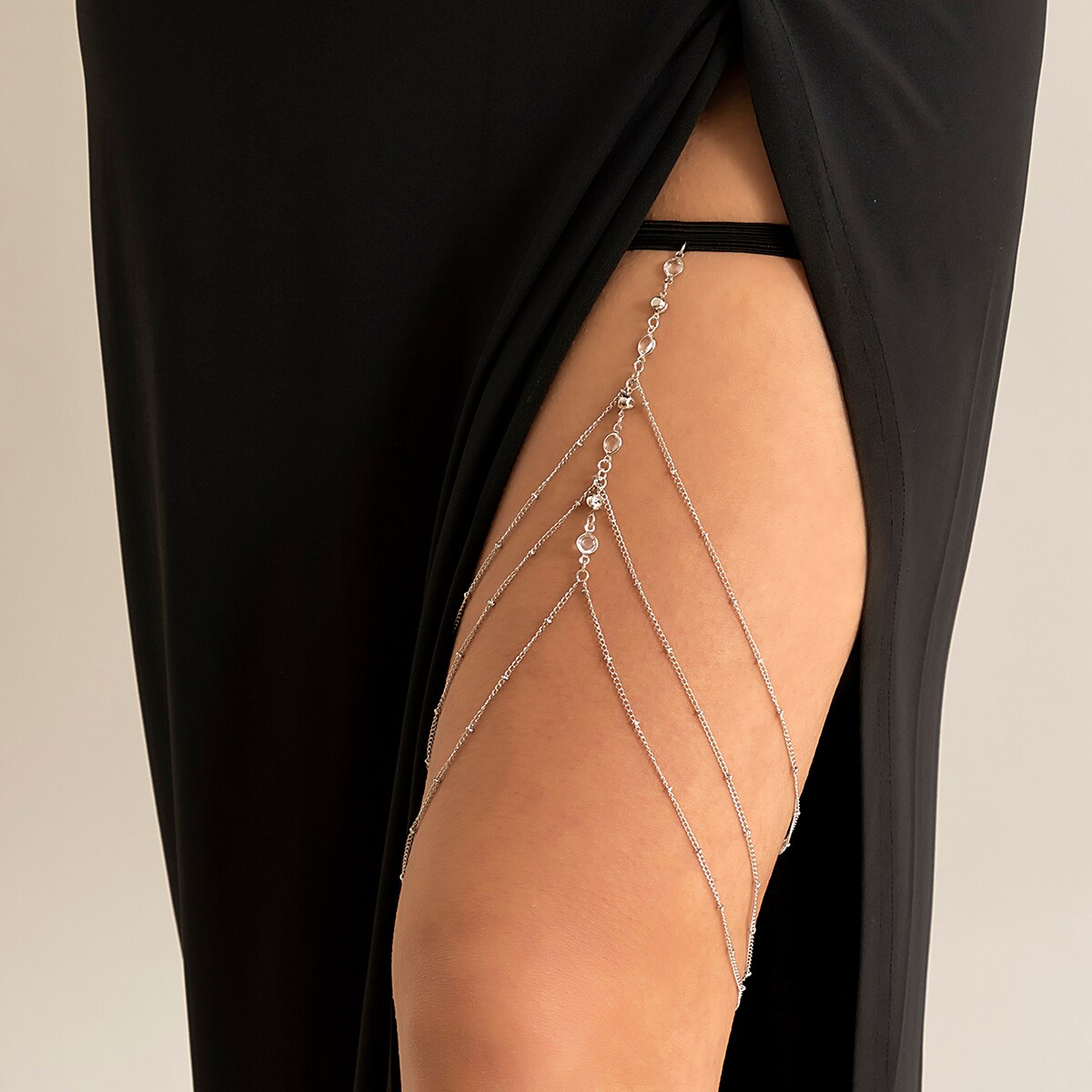 Boho elastik bant kristal baca - Qualiti Body Jewelry incelemesi ve fiyatı