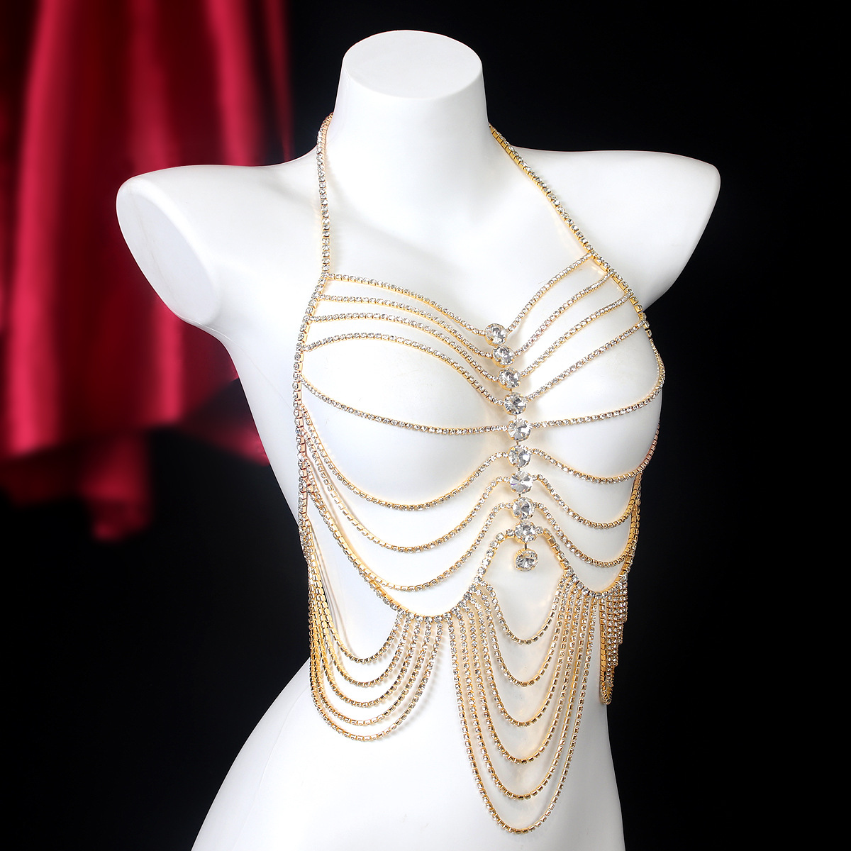 Lüks şerit püsküller Retro tar - Body Jewelry Luxury incelemesi ve fiyatı
