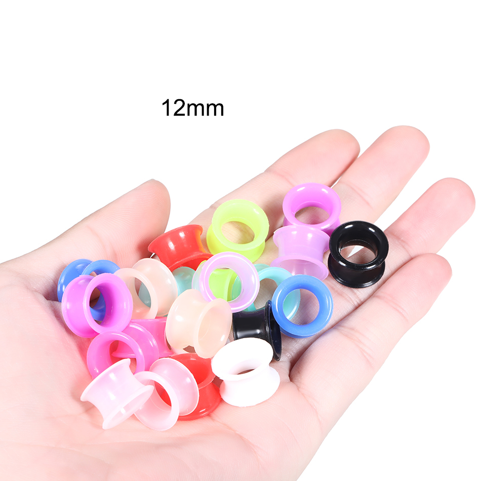 24 Adet Silikon Yüksek Çift Ta - Body Jewelry Gauges incelemesi ve fiyatı