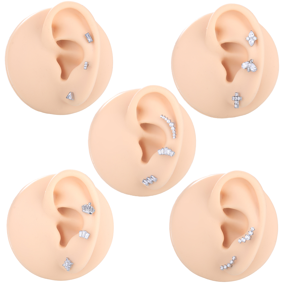 1 adet titanyum içten dişli ça - Body Jewelry Internally Threaded incelemesi ve fiyatı
