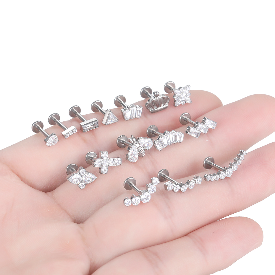 1 adet titanyum içten dişli ça - Body Jewelry Internally Threaded incelemesi ve fiyatı