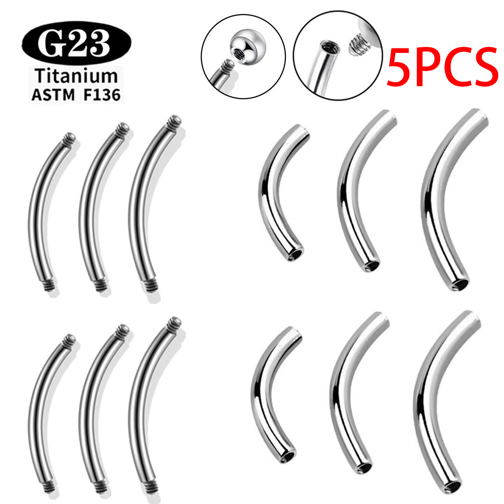 5 Adet/Lot ASTM F136 Titanyum  - Body Jewelry Internally Threaded incelemesi ve fiyatı