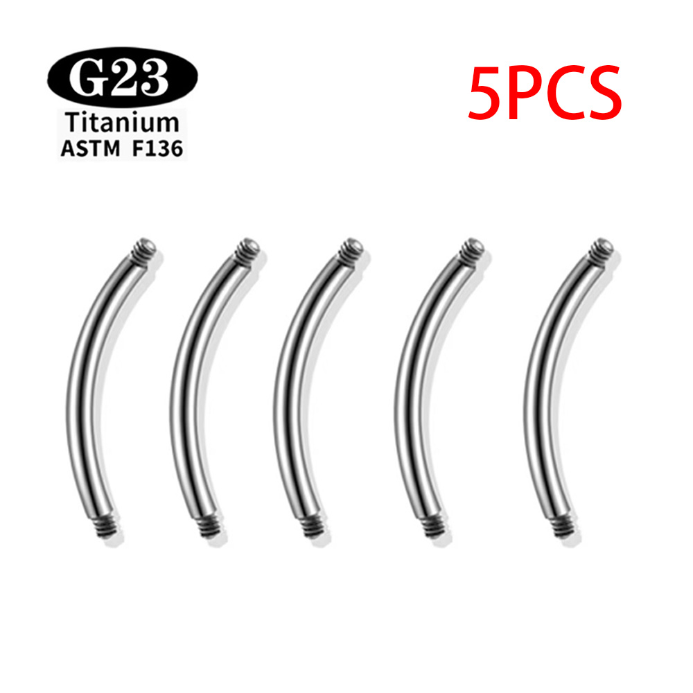 5 Adet/Lot ASTM F136 Titanyum  - Body Jewelry Internally Threaded incelemesi ve fiyatı