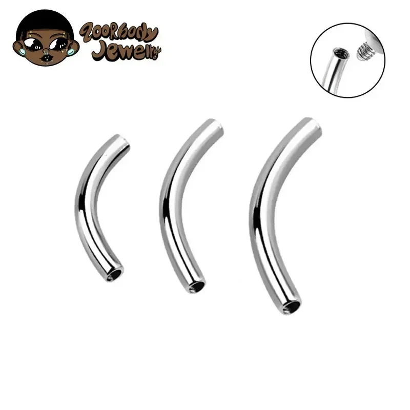 10 adet/grup ASTM F136 Titanyu - Body Jewelry Internally Threaded incelemesi ve fiyatı