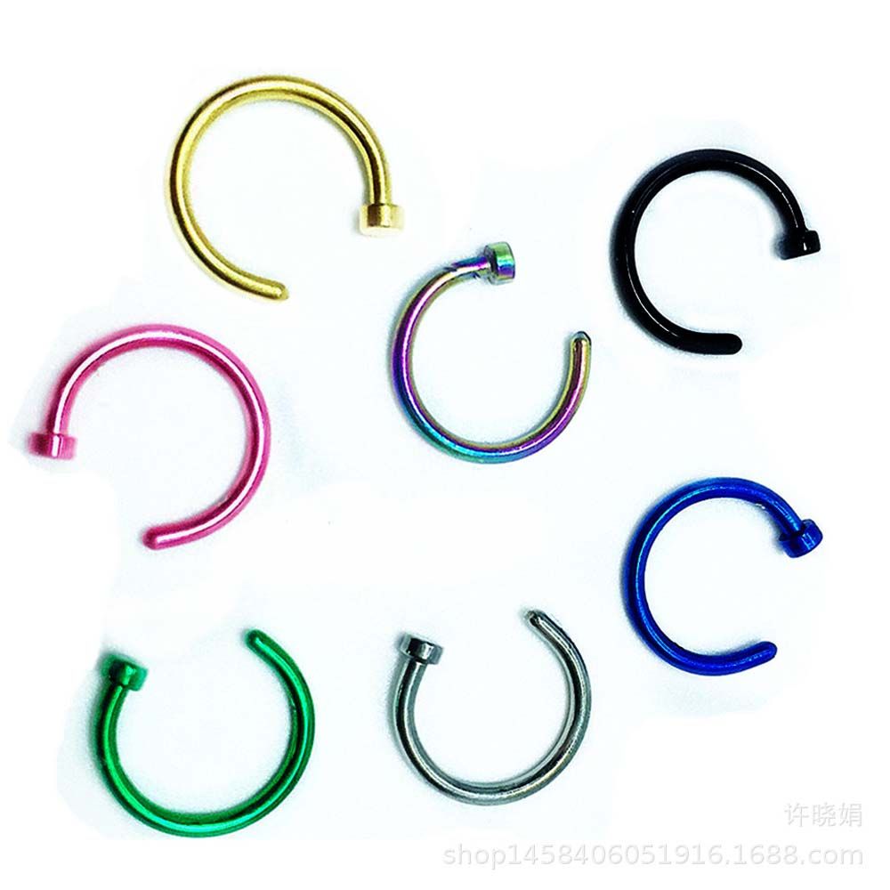 10 Adet İnce Paslanmaz Çelik K - Body Jewelry Art incelemesi ve fiyatı