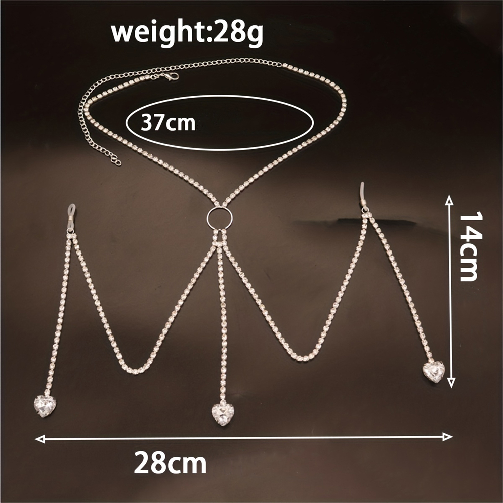 Zarif moda Shining Rhinestone  - Body Jewelry Luxury incelemesi ve fiyatı