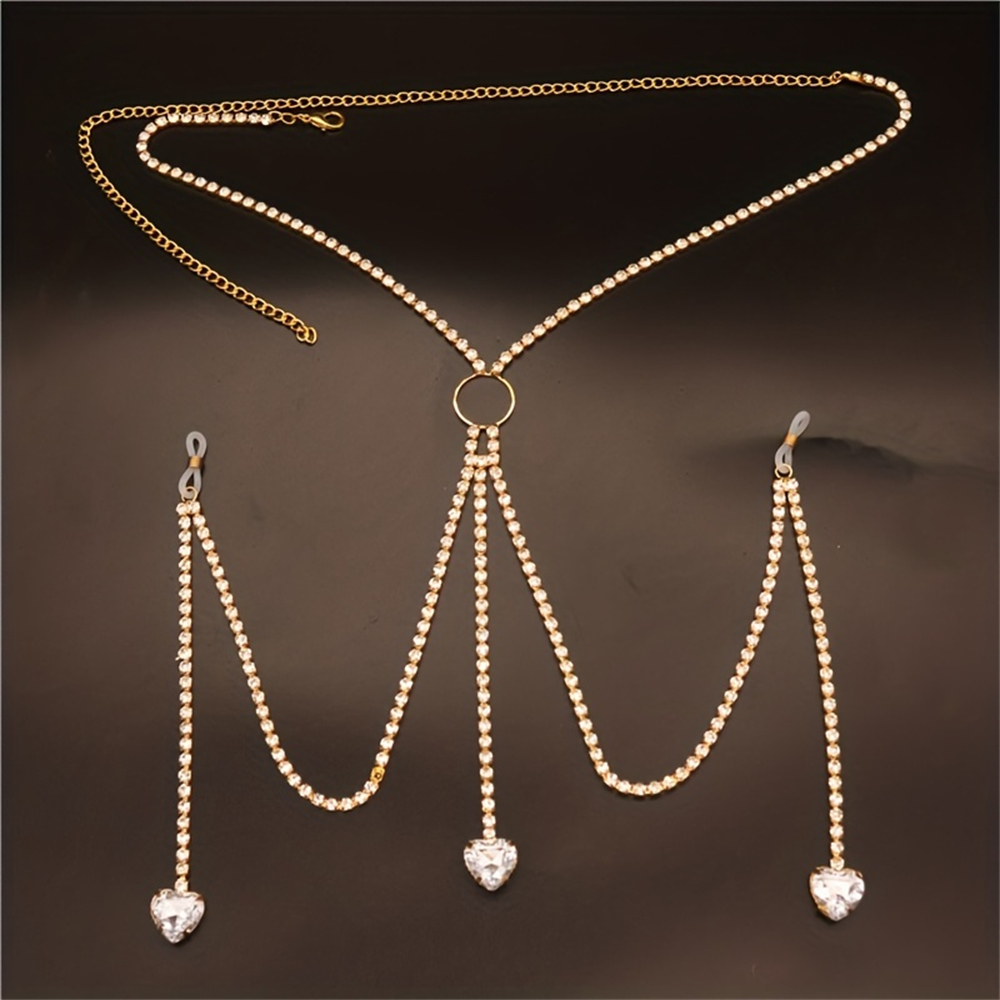 Zarif moda Shining Rhinestone  - Body Jewelry Luxury incelemesi ve fiyatı