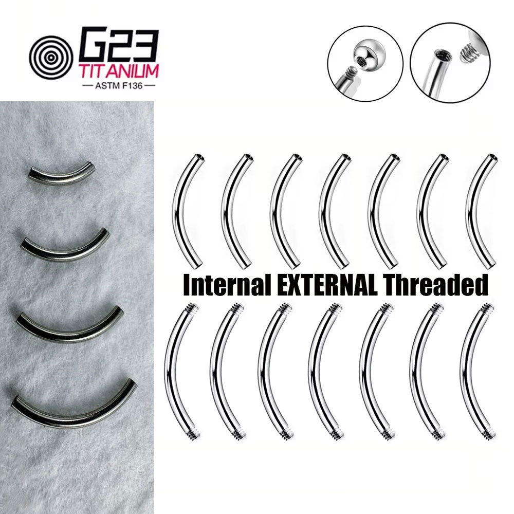 Toptan 5/10/50 adet G23 Titany - Body Jewelry Internally Threaded incelemesi ve fiyatı