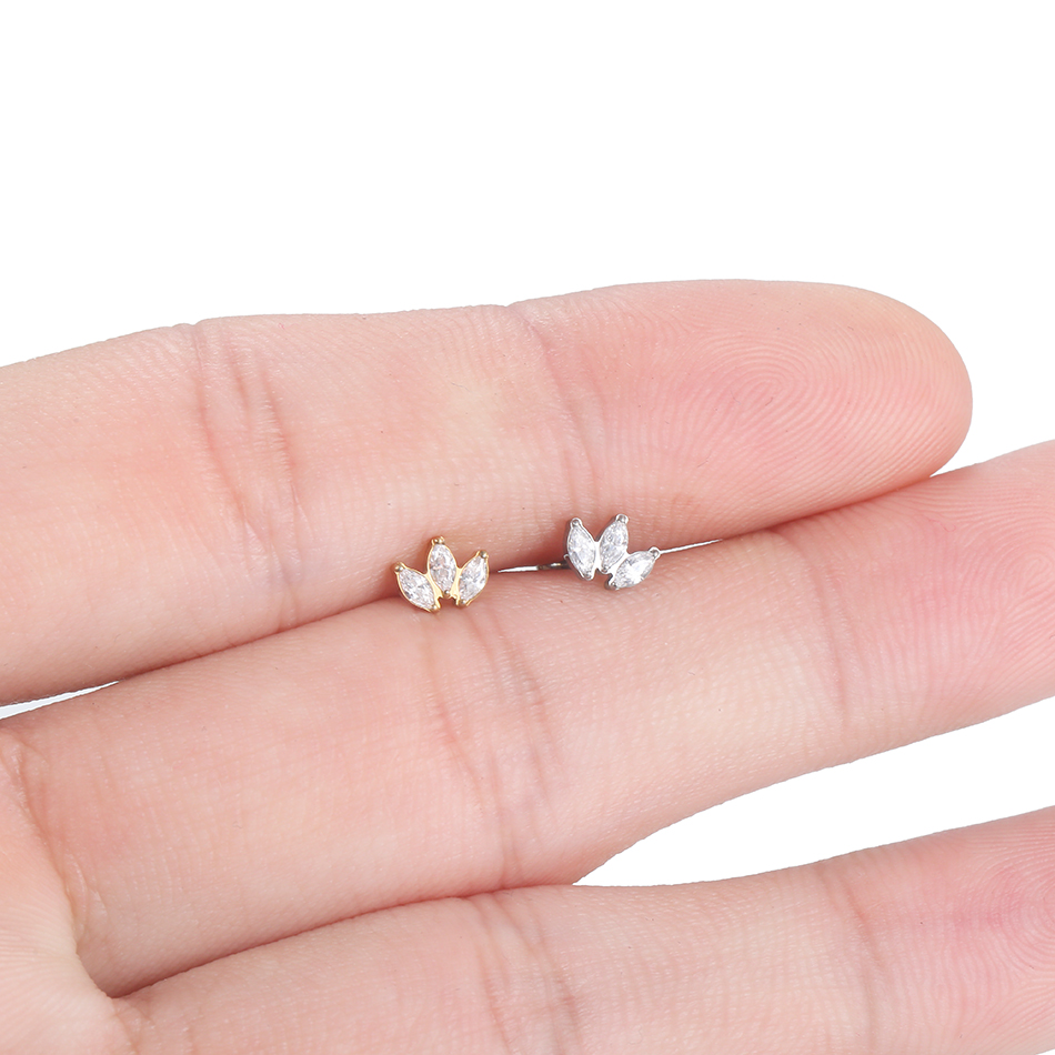1 adet Labret Piercing Titanyu - Body Jewelry Internally Threaded incelemesi ve fiyatı