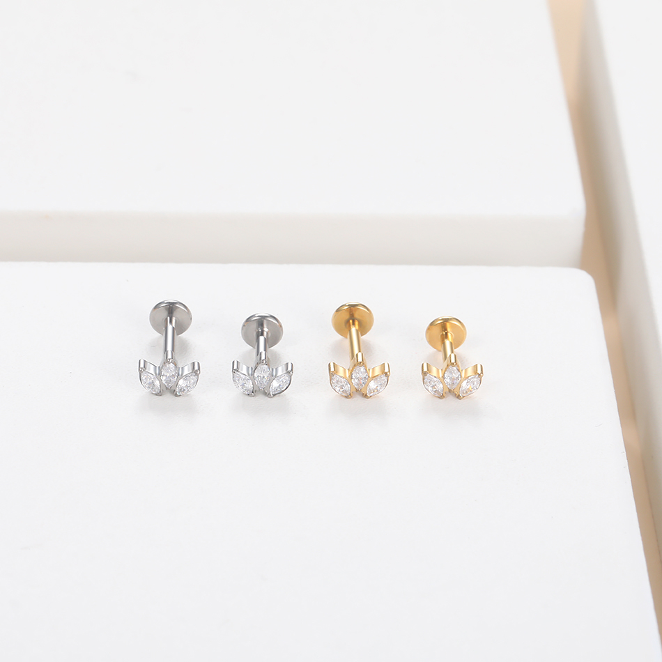 1 adet Labret Piercing Titanyu - Body Jewelry Internally Threaded incelemesi ve fiyatı