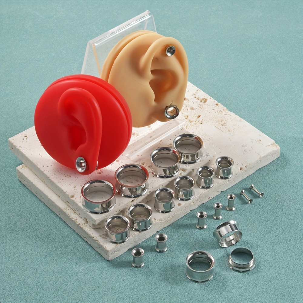 1 çift/12 çift Set paslanmaz ç - Body Jewelry Internally Threaded incelemesi ve fiyatı