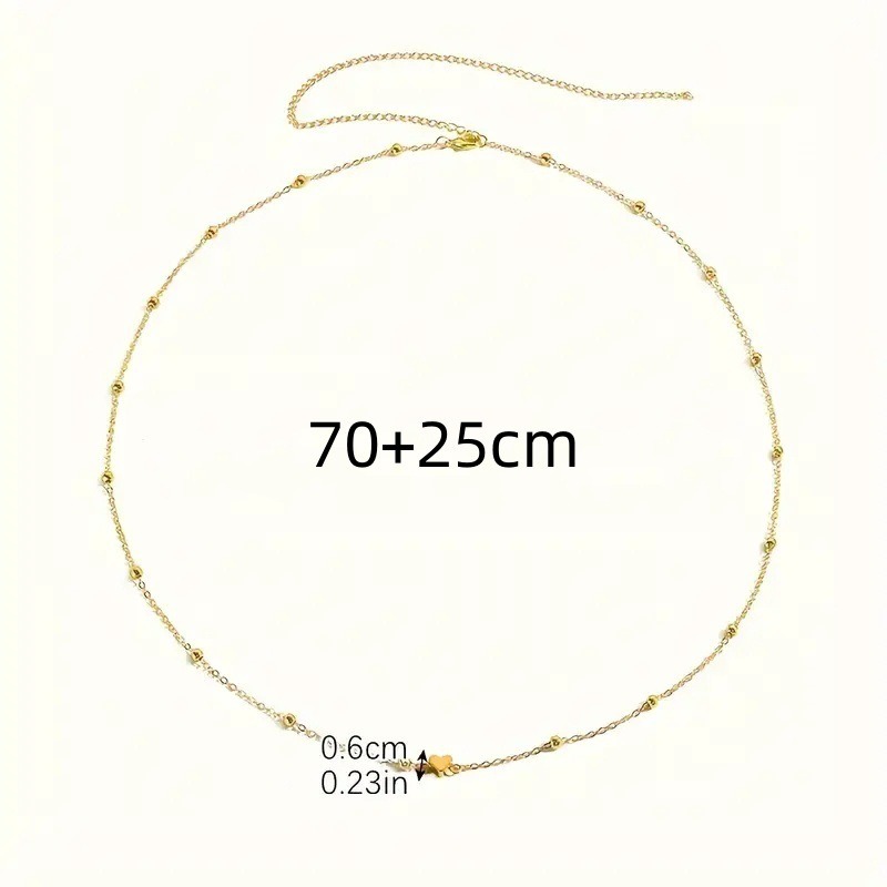Zarif Altın Kalpli Bel Zinciri - Qualiti Body Jewelry incelemesi ve fiyatı