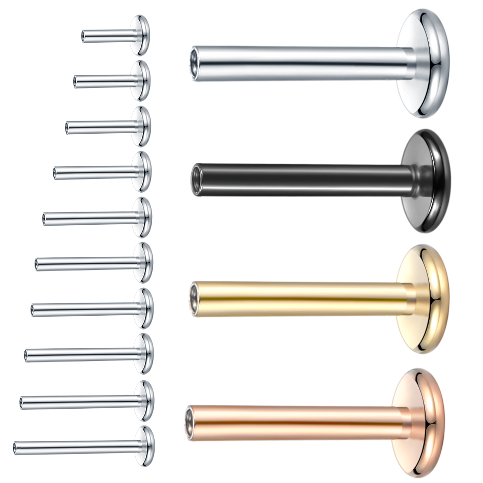 10 adet/takım cerrahi çelik La - Body Jewelry Internally Threaded incelemesi ve fiyatı