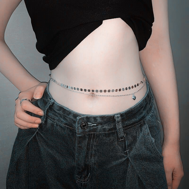 Moda basit çift katmanlı boncu - Body Jewelry Beach incelemesi ve fiyatı