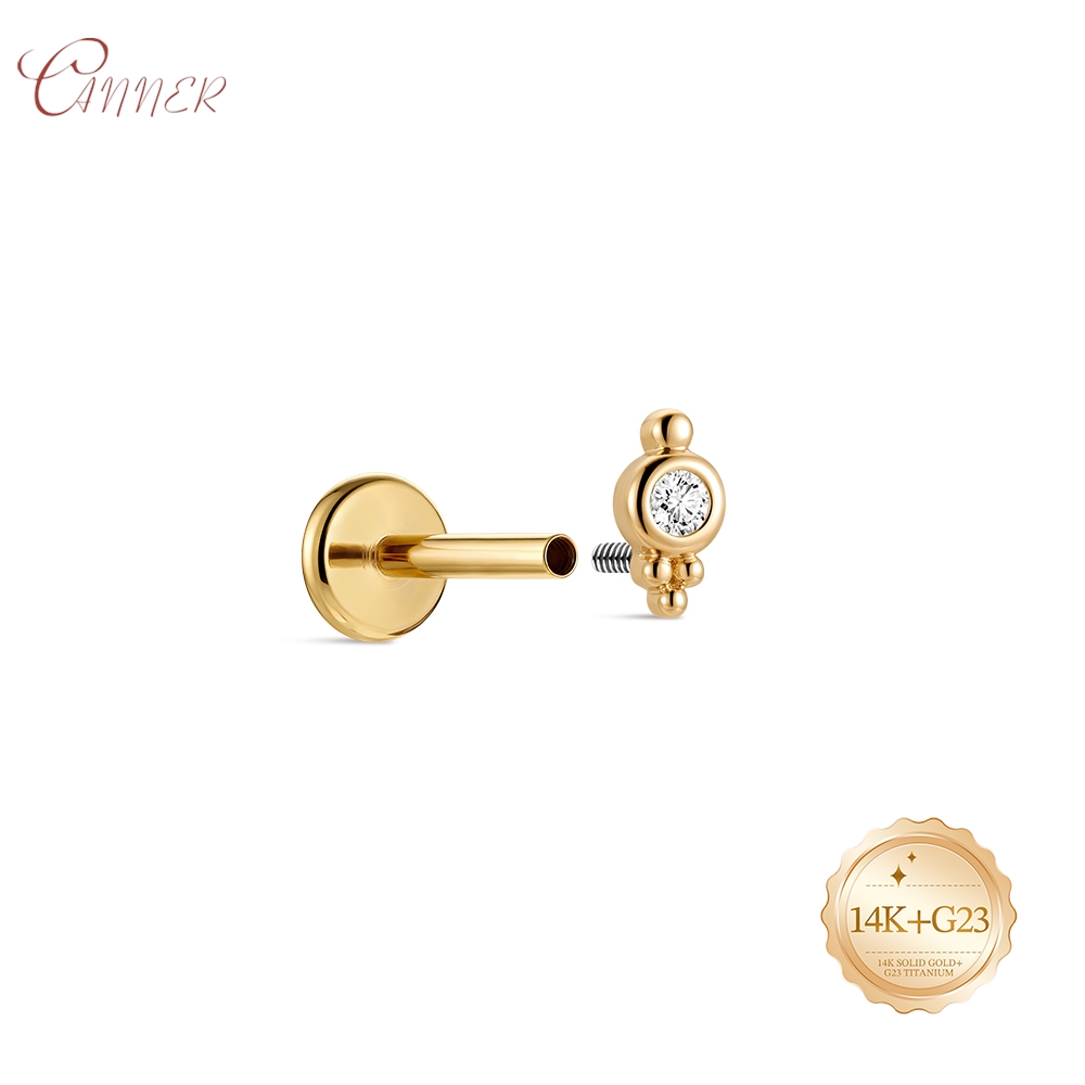CANNER 14 Ayar Som Altın İçten - Body Jewelry Internally Threaded incelemesi ve fiyatı